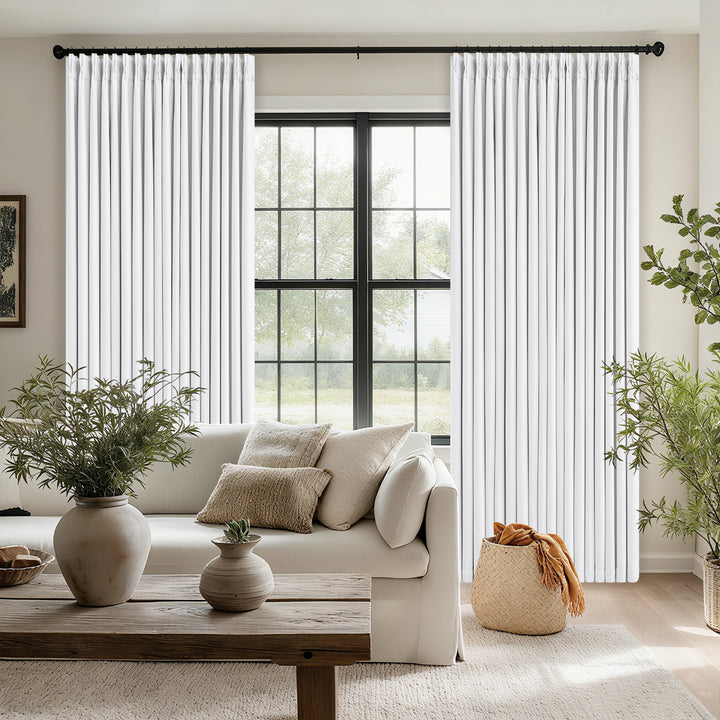 Elara Linen Drapery Pleated