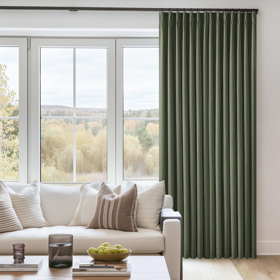 Verena Linen Pleated Drapery