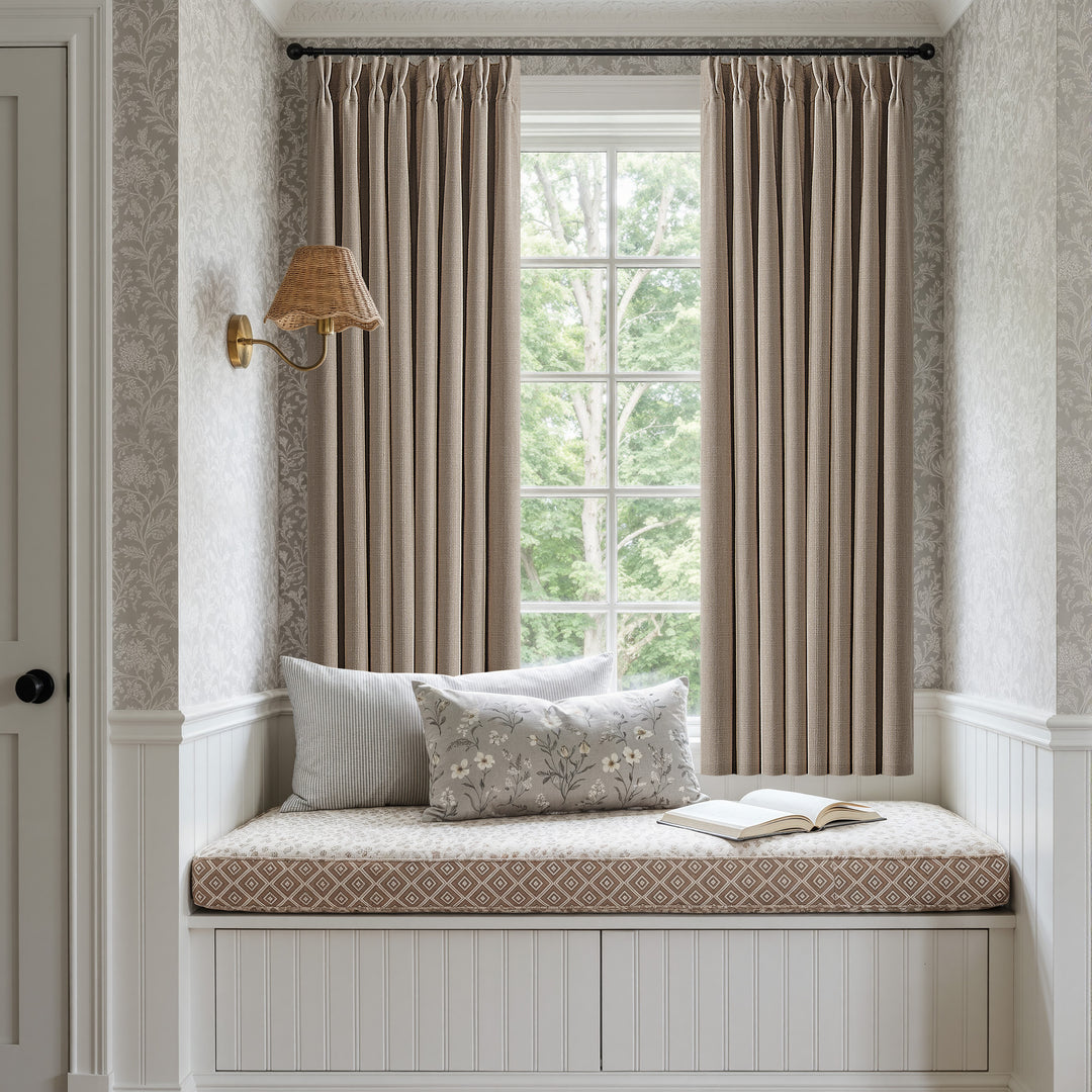 Evelyn Blackout Pinch Pleat Curtains