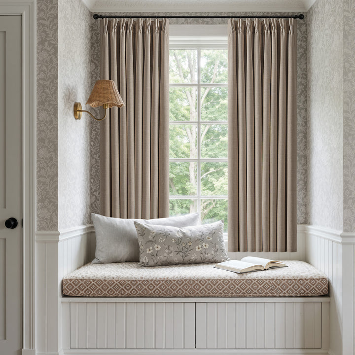 Evelyn Blackout Pinch Pleat Curtains