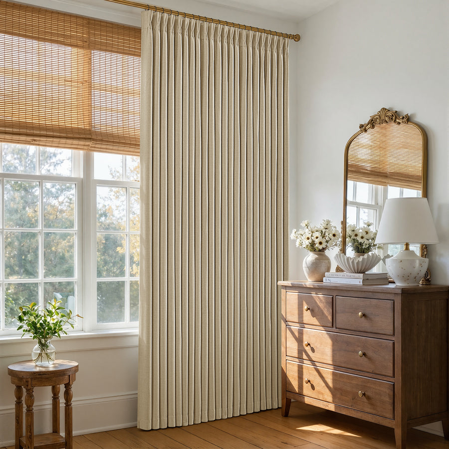 Evelyn Blackout Pinch Pleat Curtains