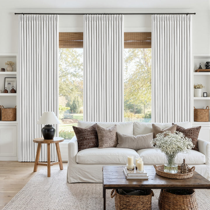 Evelyn Blackout Pinch Pleat Curtains