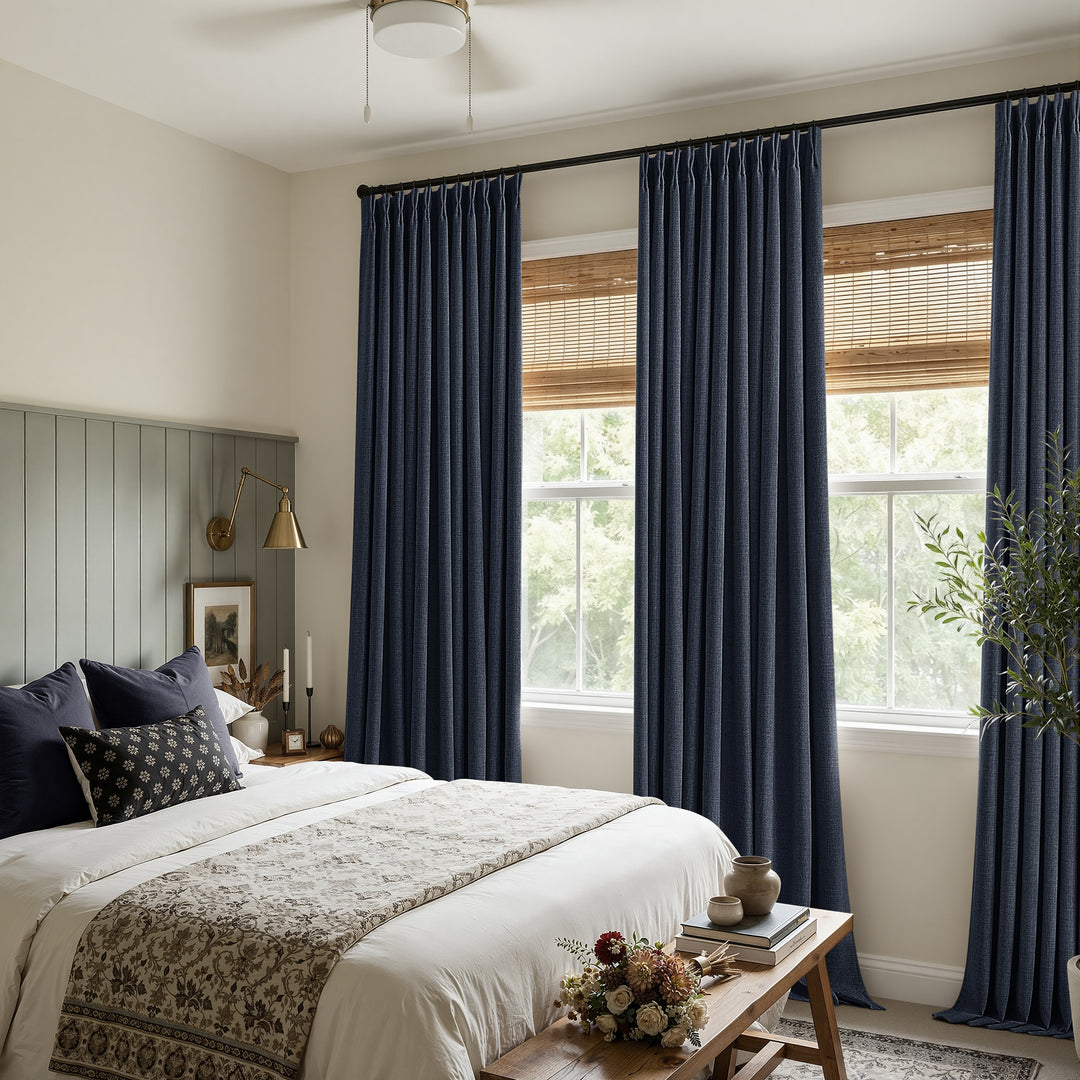 Evelyn Blackout Pinch Pleat Curtains