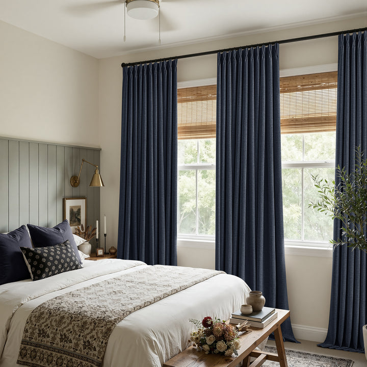 Evelyn Blackout Pinch Pleat Curtains
