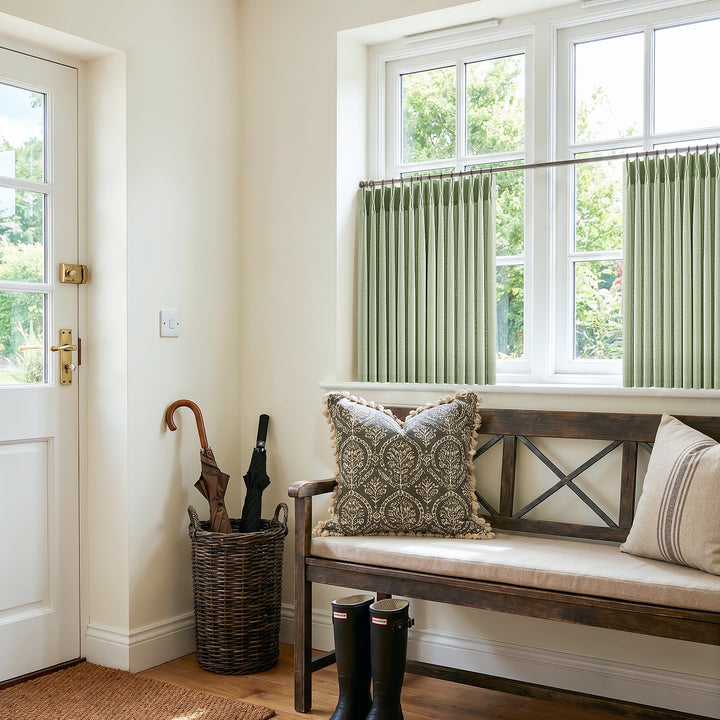 Evelyn Semi-Sheer Pinch Pleat Curtains