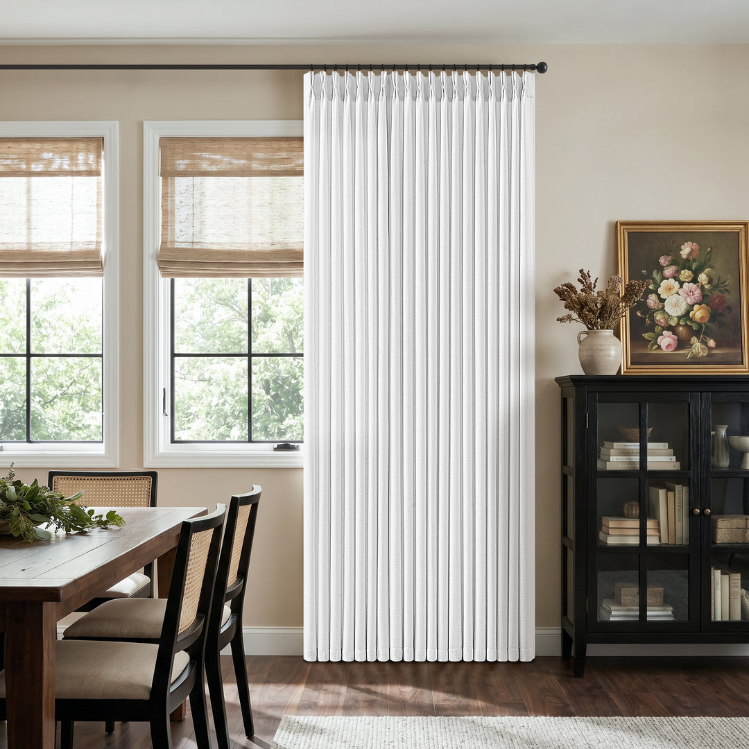 Evelyn Semi-Sheer Pinch Pleat Curtains