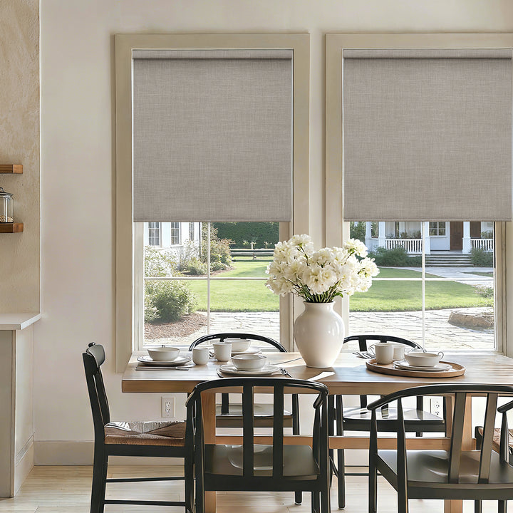 Aeris Linen Cordless Blackout Roller Shades