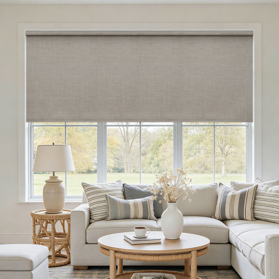 Aeris Linen Cordless Blackout Roller Shade