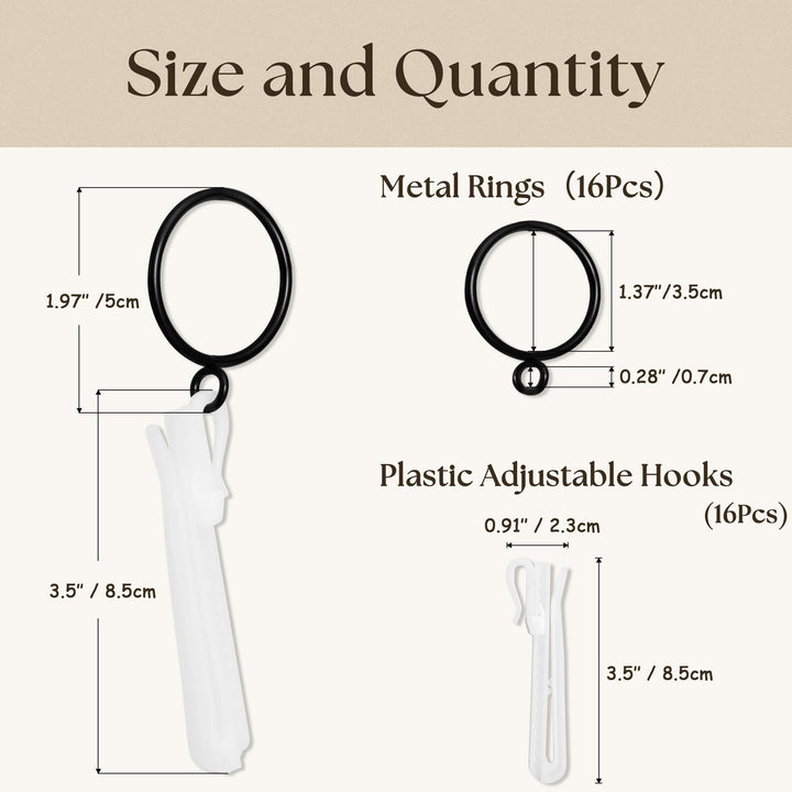 Metal Curtain Rings