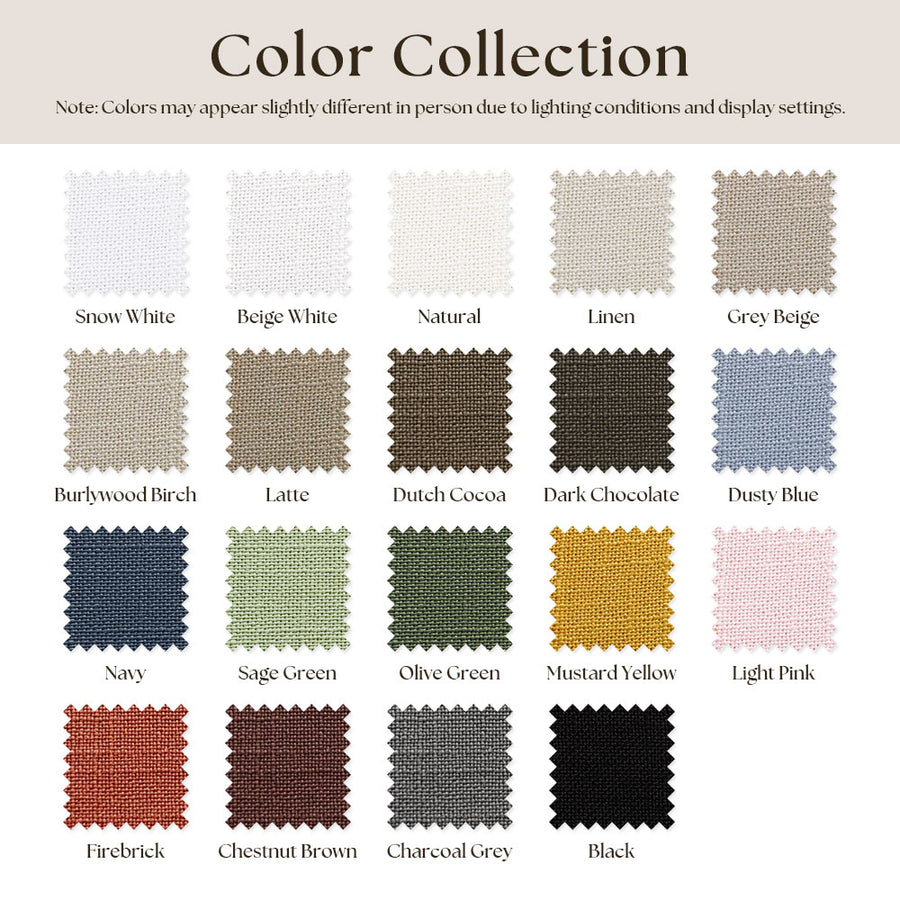 Natural Linen Texture  Swatch Book | Lucie