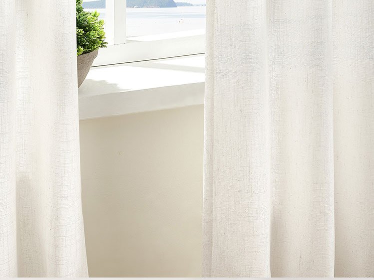 French pleat curtains with classic European style and structured pleats