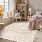 Pink Nursery Rug for Baby Girl 5 x 7 - Image 4