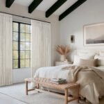 Pinch Pleated Linen Curtains 90" – 2 Panels Natural, Light Filtering, Semi Sheer Drapes for Living Room & Bedroom (W50 x L90) - Image 7